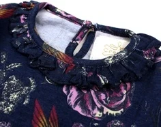 Creamie t-shirt total eclipse flowers